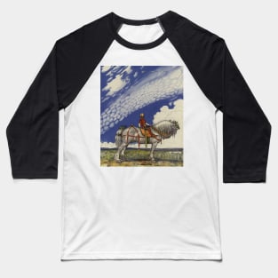 Out into the wide world, Ut i vida varldens - Illustration by John Bauer 1907 Baseball T-Shirt